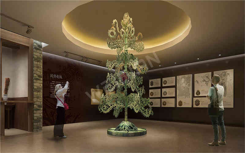 江西商行錢幣博物館展廳設計效果圖